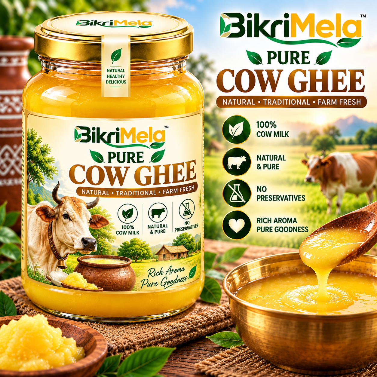 Cow Ghee 100% Pure